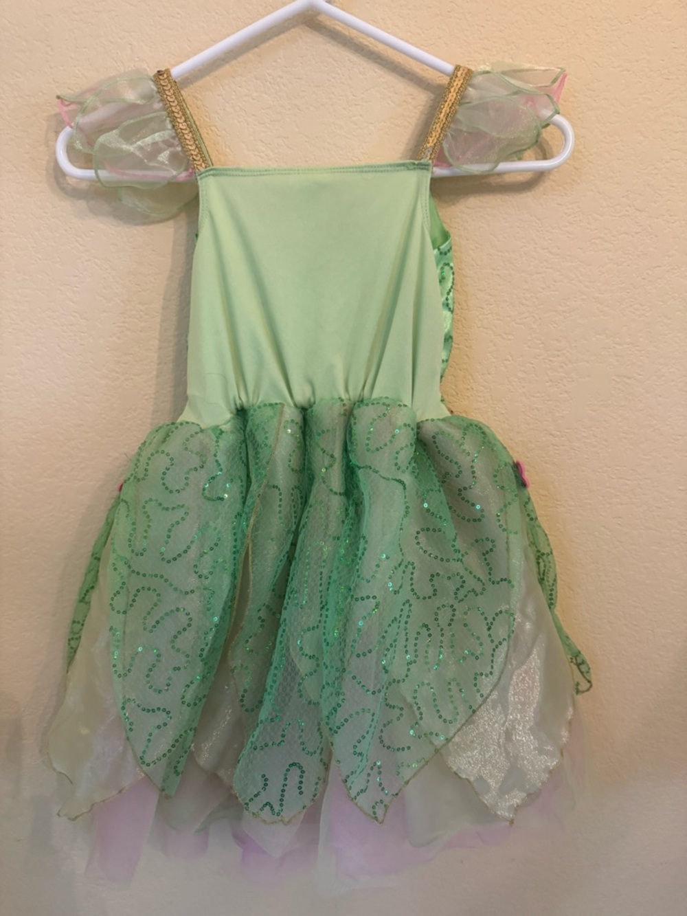 Disney Store Tinker Bell Princess Dress Up Costume Size 5/6 - Picture 3 of 5